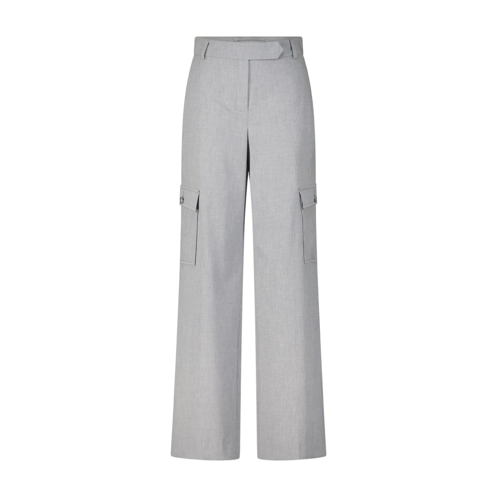 RIANI Relaxed Fit Cargo Broek Gray Dames