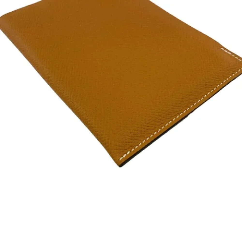 Hermès Vintage Pre-owned Canvas home-office Brown Dames