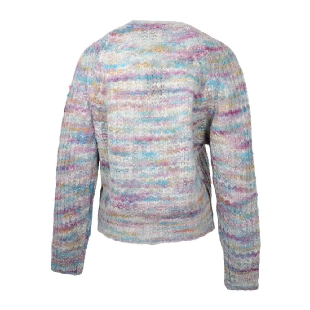 Hugo Boss Multicolor Alpaca Trui Relaxte Pasvorm C_Fiambella Multicolor Dames