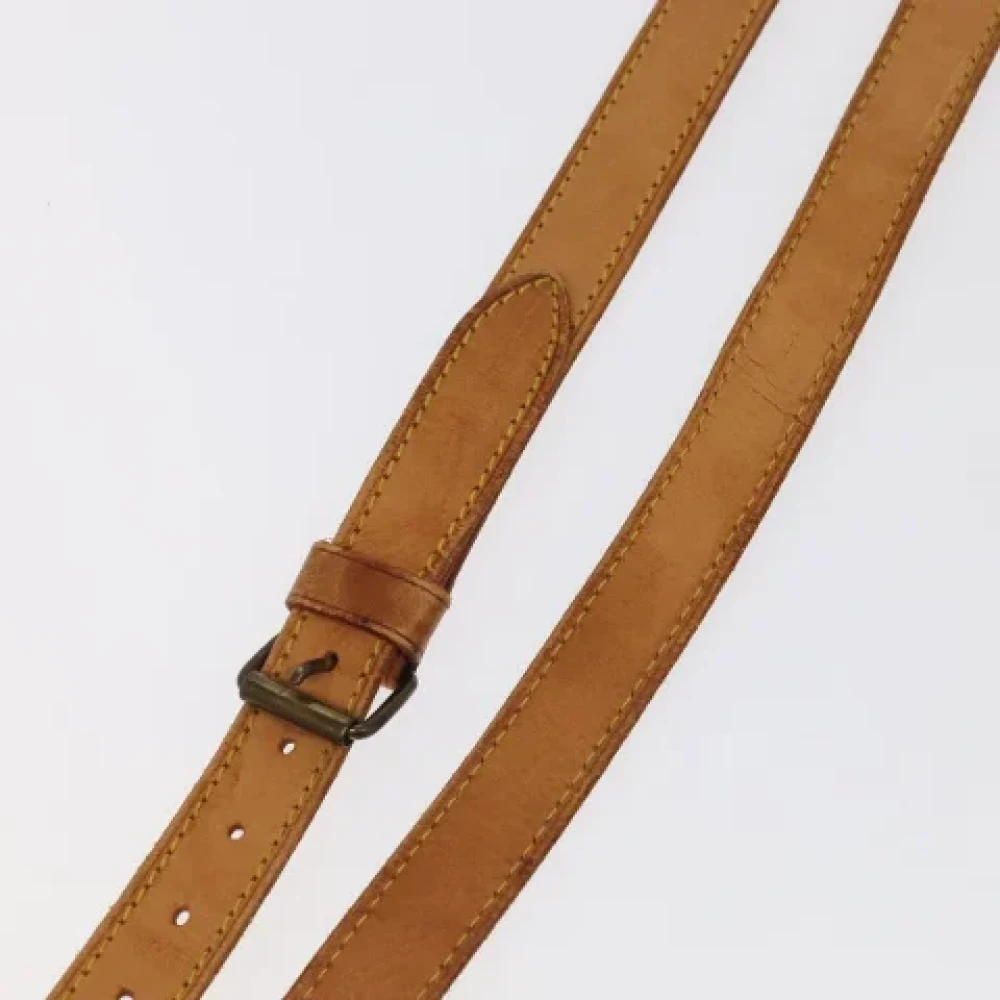Louis Vuitton Vintage Pre-owned Leather home-office Beige Dames
