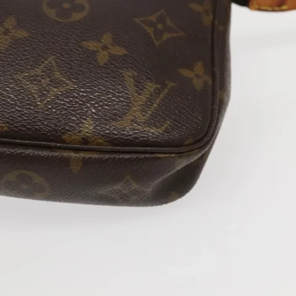 Louis Vuitton Vintage Pre-owned Canvas pouches Brown Dames