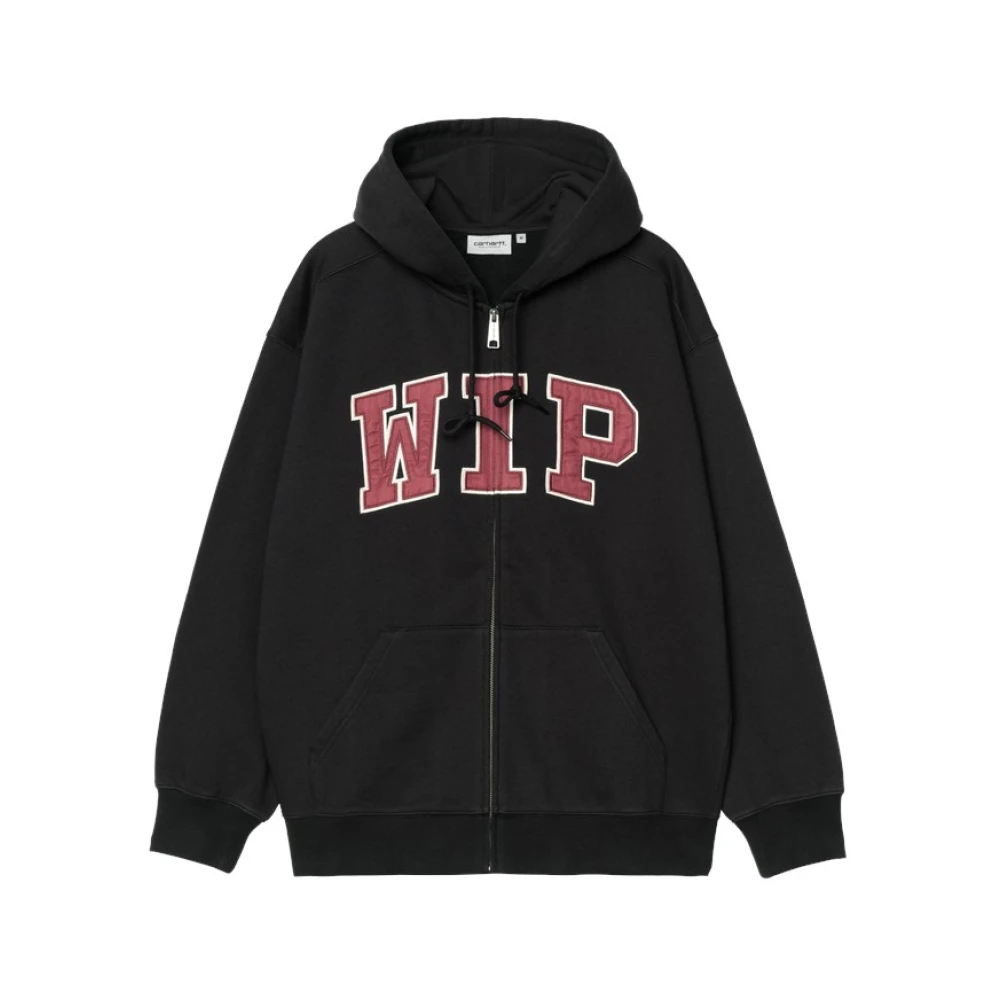 Carhartt WIP Stoere Hooded Sweat Jacket Black Heren