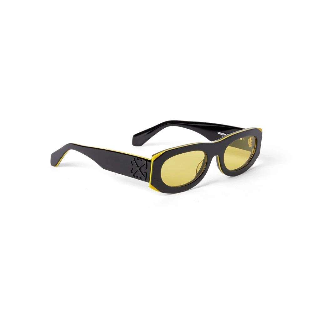 Off White Unisex Black Sunglasses, One Size, /Light Yellow Cat Sunglasses Orlando