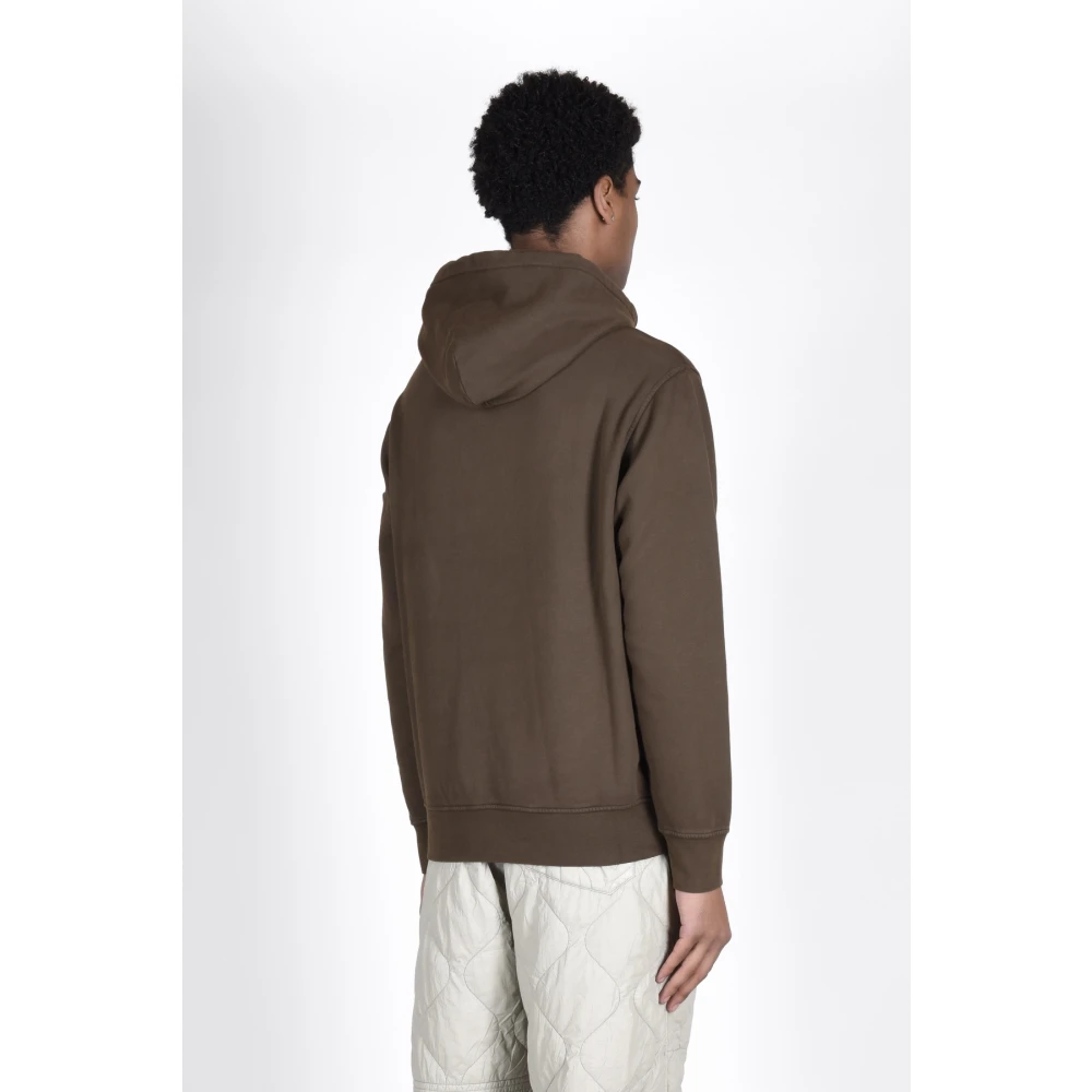 C.P. Company Katoenen sweatshirts voor mannen en vrouwen Green Heren