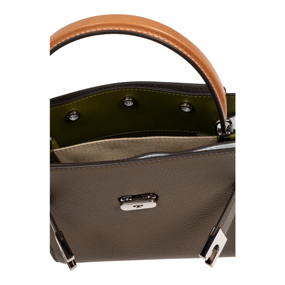 TORY BURCH Schoudertas Lee Radziwill Brown Dames