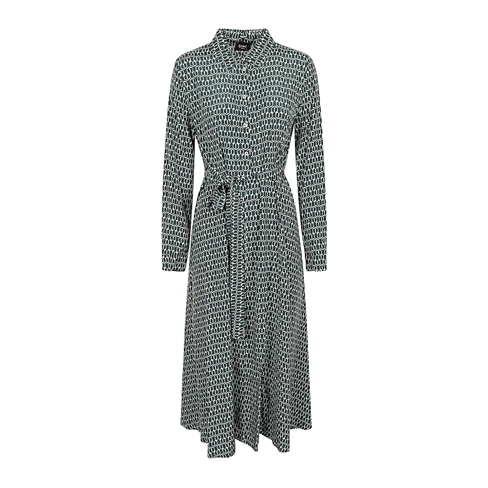 Marella Viscose Jurk Green Dames