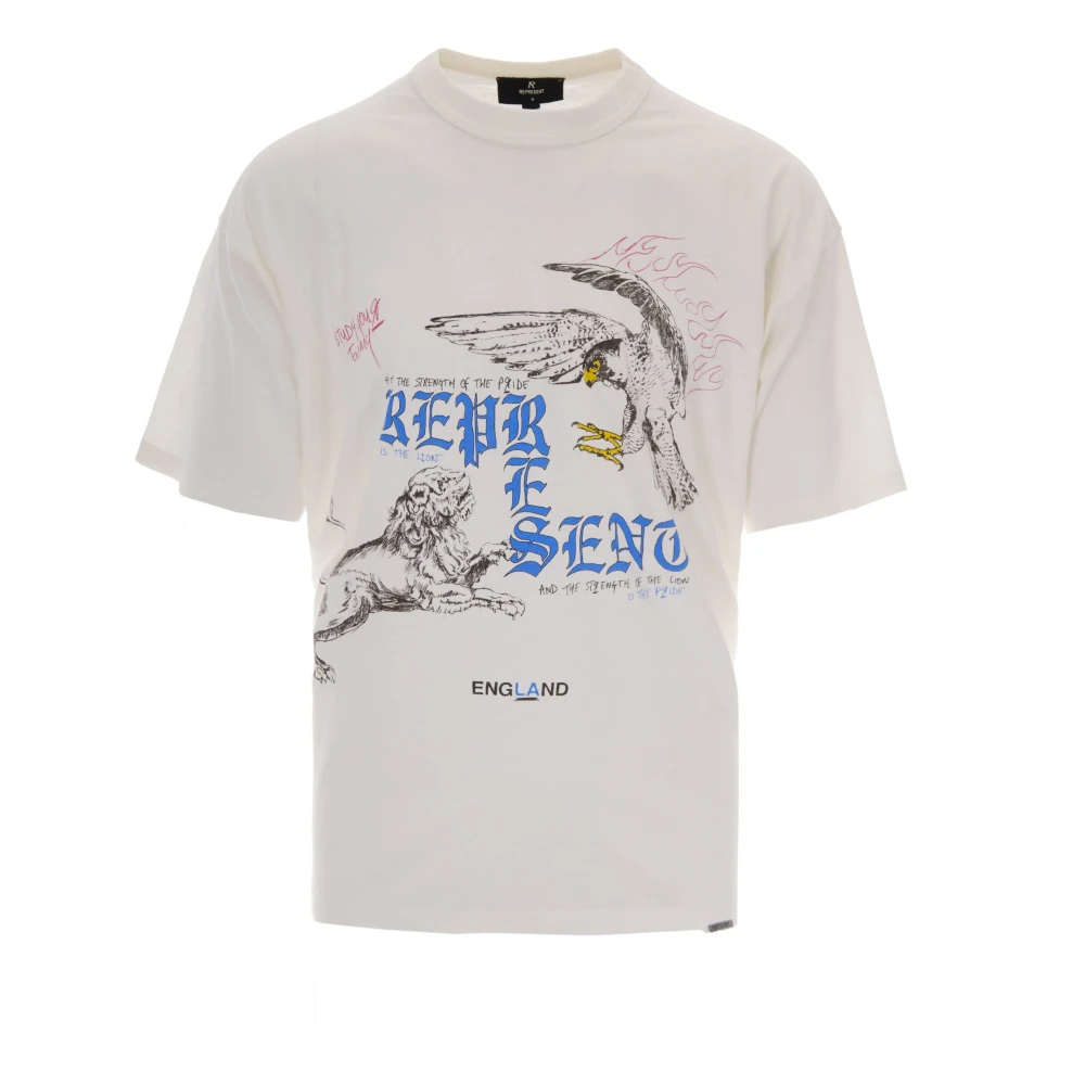Represent Men's White T-Shirts, L, T-Shirts