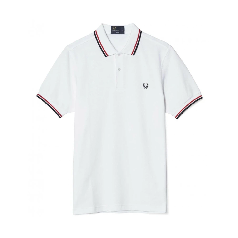 Fred Perry Twin Tipped Skjorta White, Herr