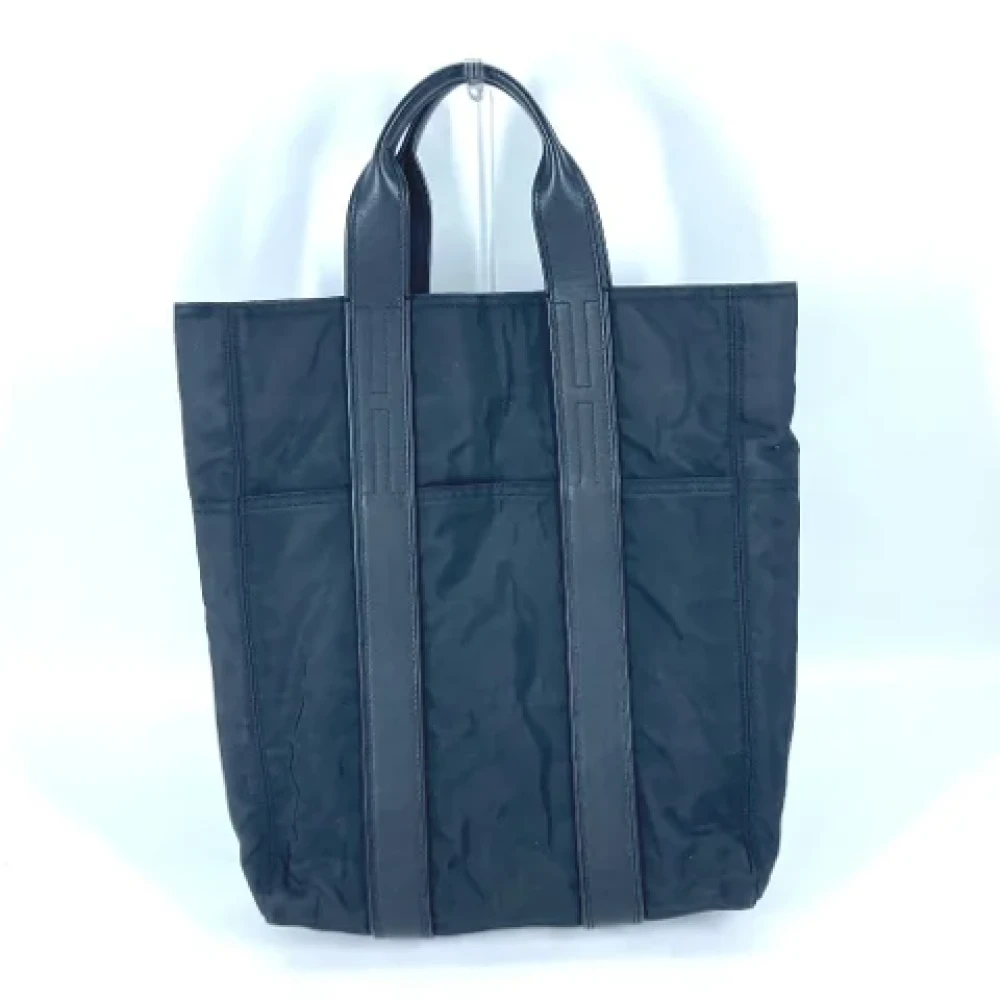 Hermès Vintage Pre-owned Fabric shoulder-bags Black Dames