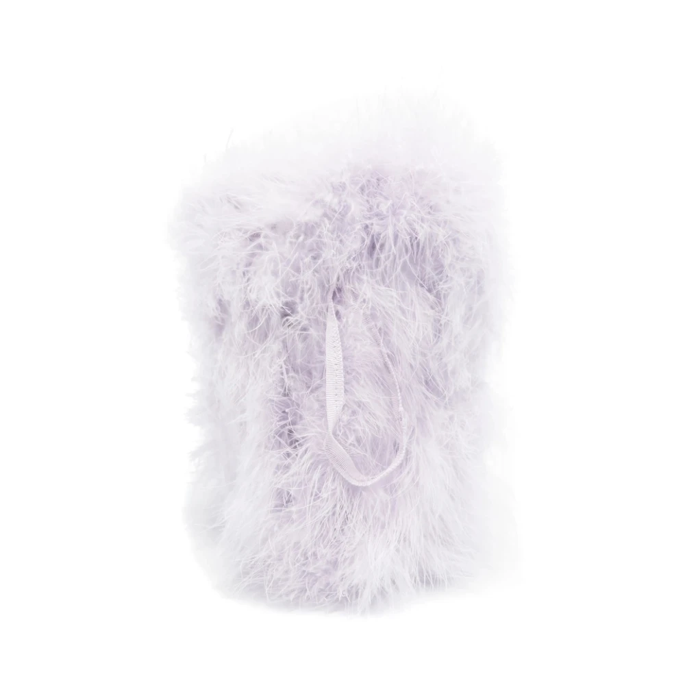 Yves Salomon Lila Paarse Trekkoordtas Purple Dames