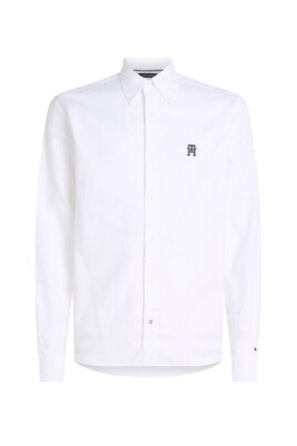 white-button-up-shirt-with-logo
