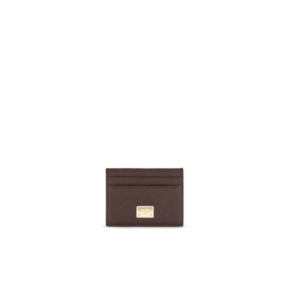 Dolce & Gabbana Brown Calf Leather Bos Taurus Wallet - Image 4