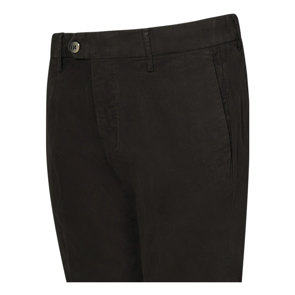 Michael Coal Slim Fit Chino Broek Bruin Brown Heren