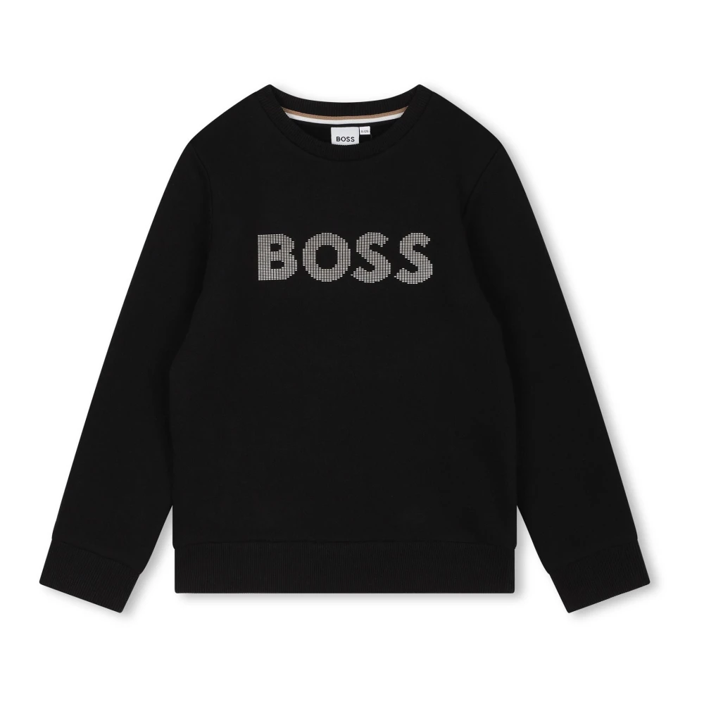 Hugo Boss Polka Dot Crewneck Sweatshirt Black, Unisex