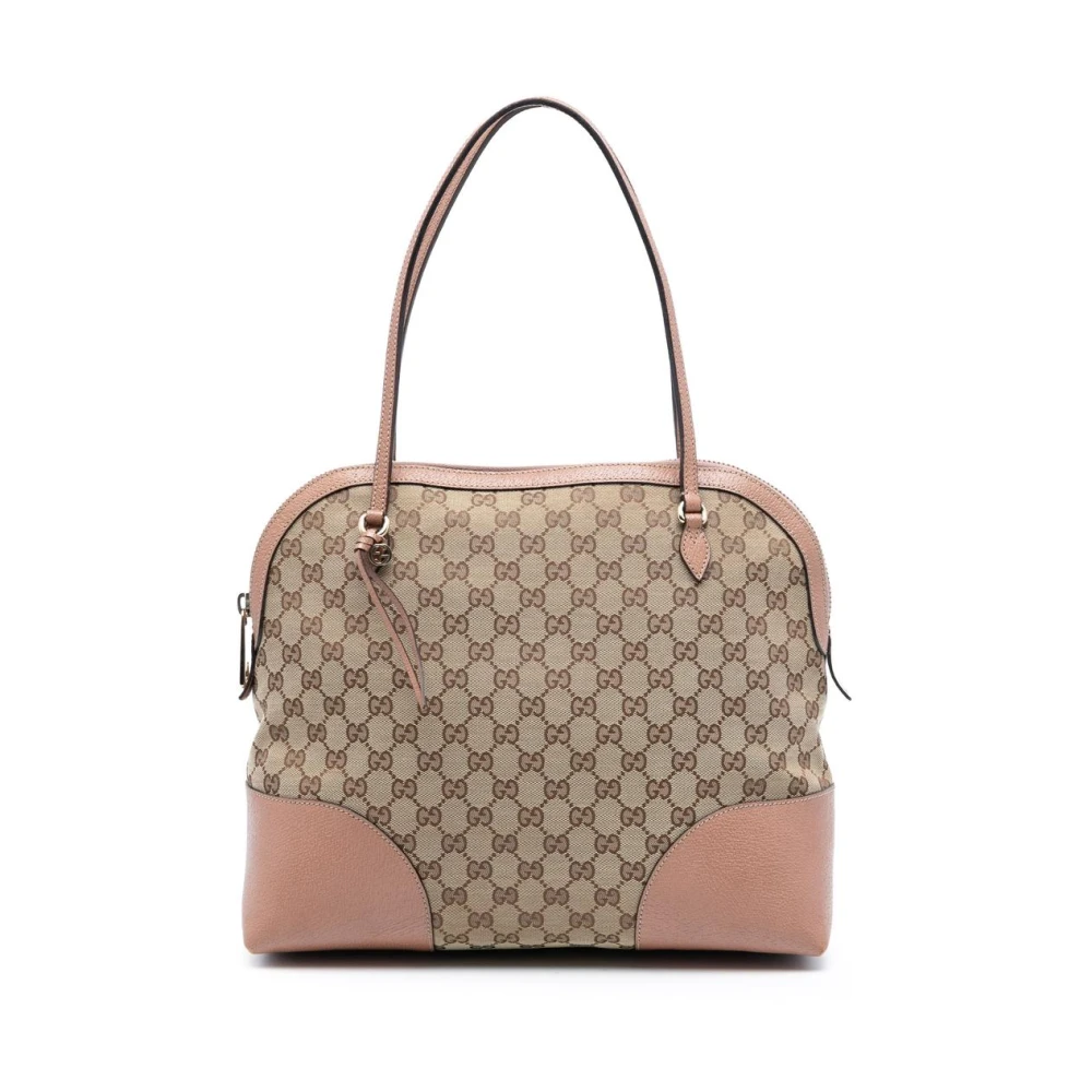 Gucci Vintage Women's Brown Pre-Owned Signature Pattern Tote Bag