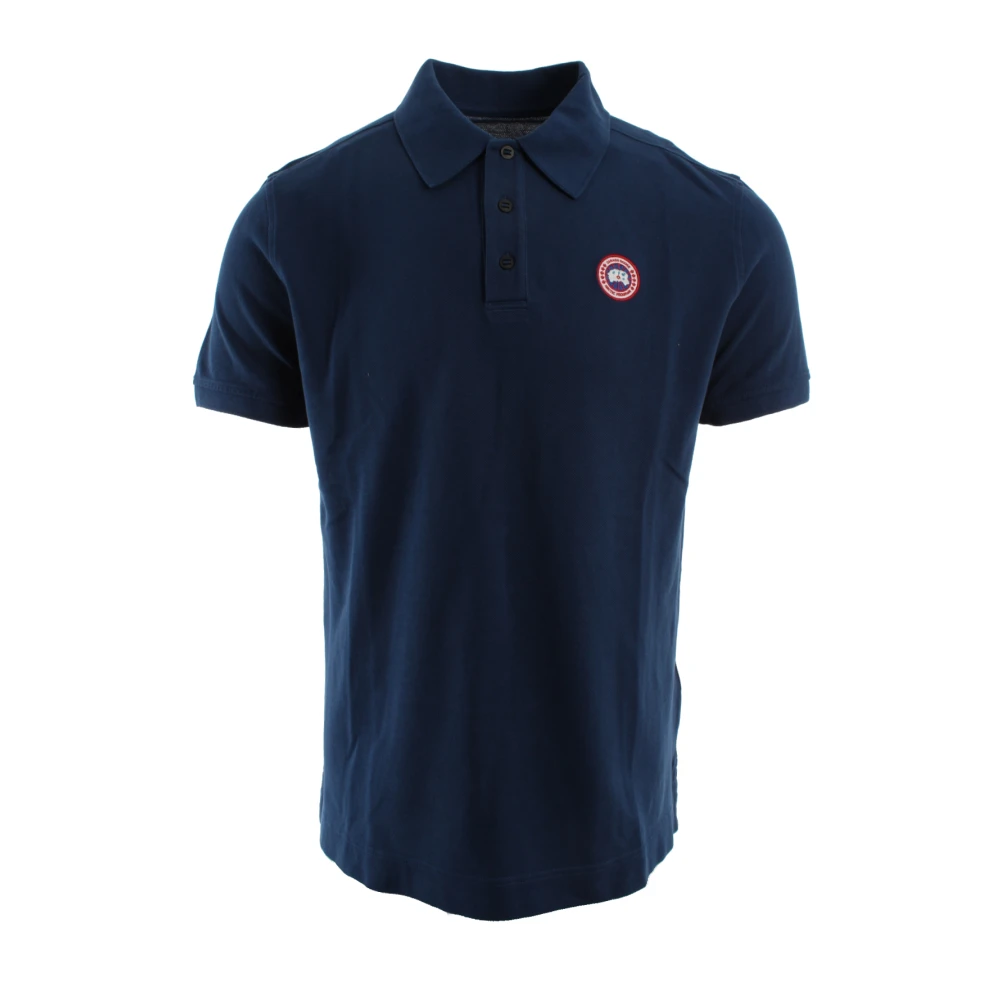 Canada Goose Men's Blue Beckley Polo - Polo Shirts - M - Tops