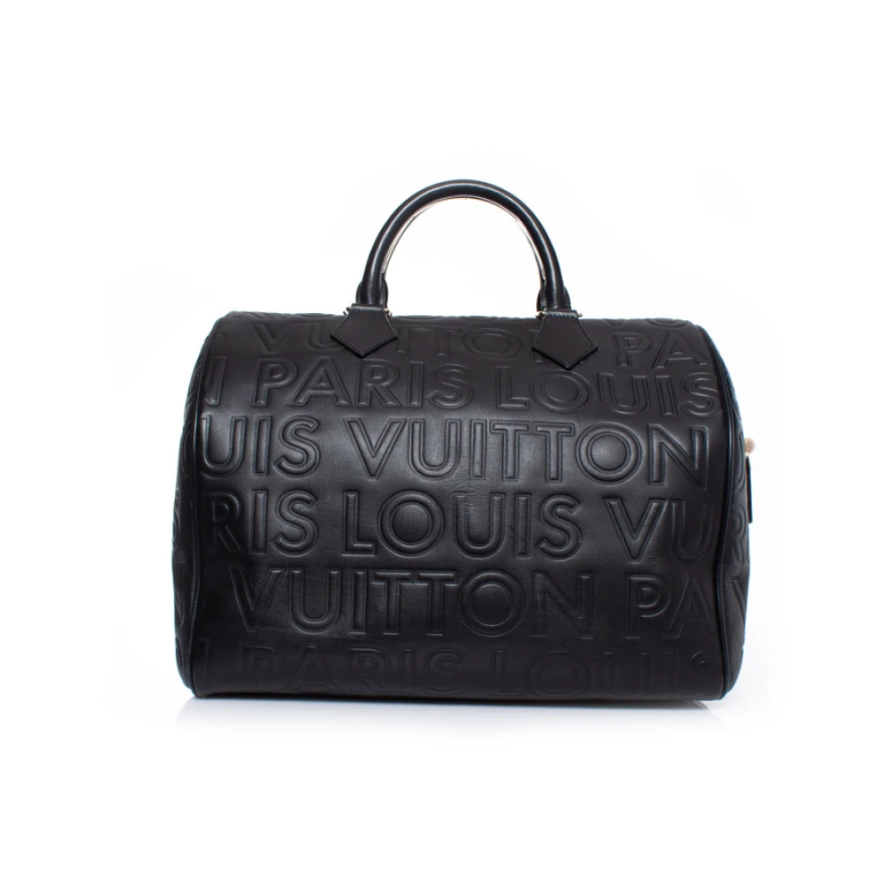 Louis Vuitton Vintage Tweedehands tas Black Dames