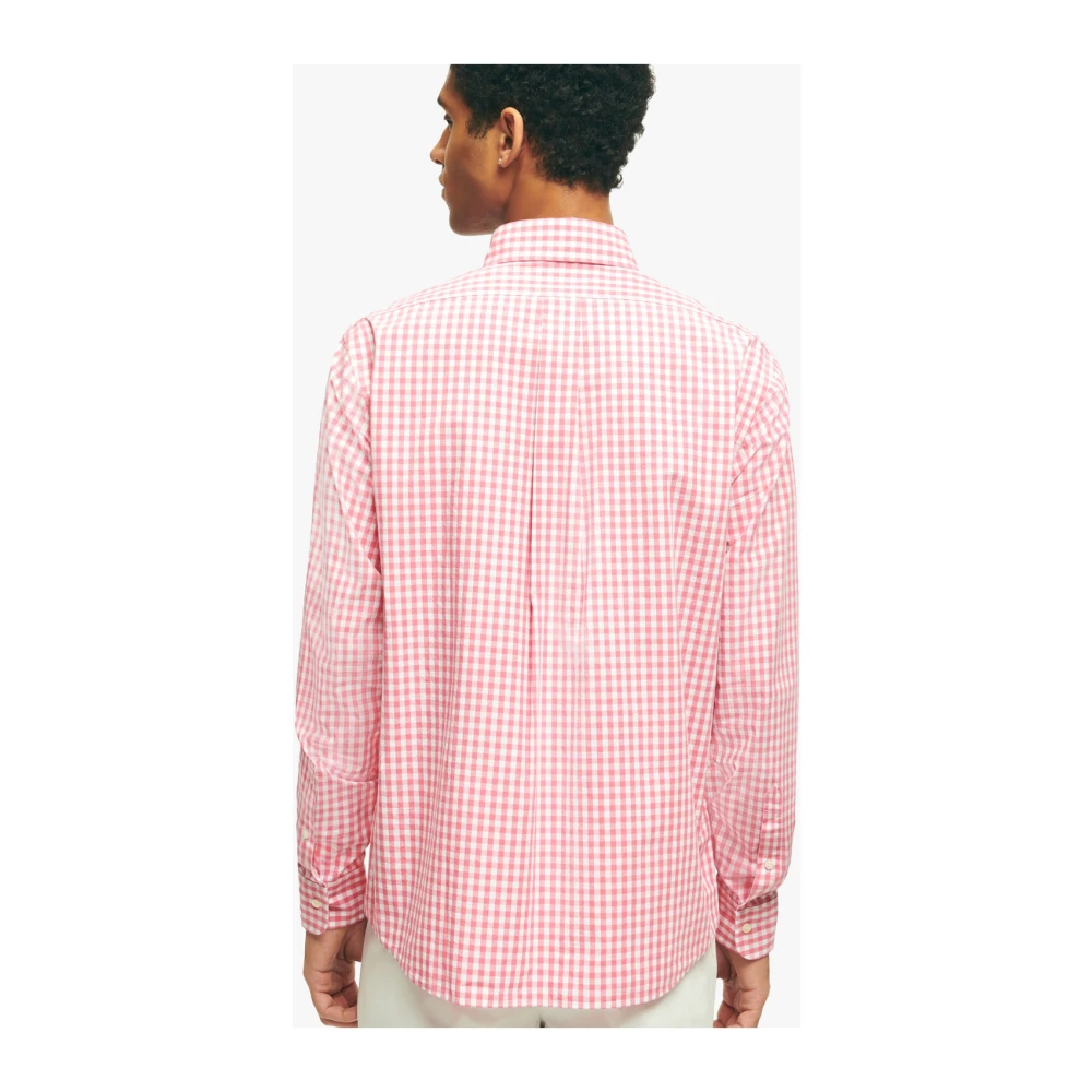 Brooks Brothers Rood Sport Friday Overhemd met Polokraag Red Heren