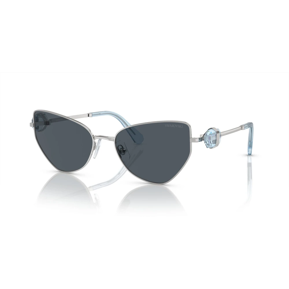 Swarovski Women's Gray Sunglasses, 57 Mm, Sunglasses Sk7003