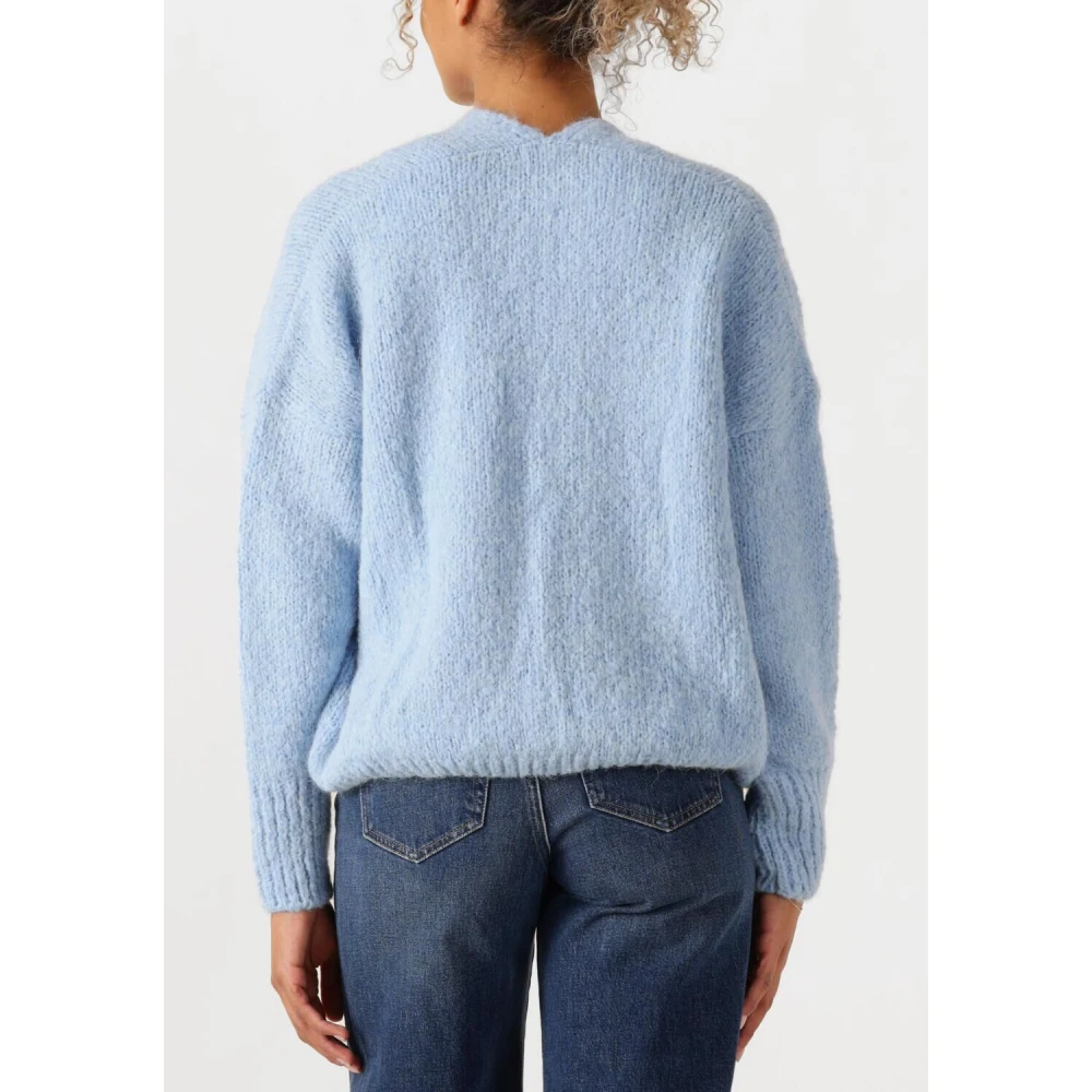 Knit-ted Lichtblauwe Becky Vest Blue Dames