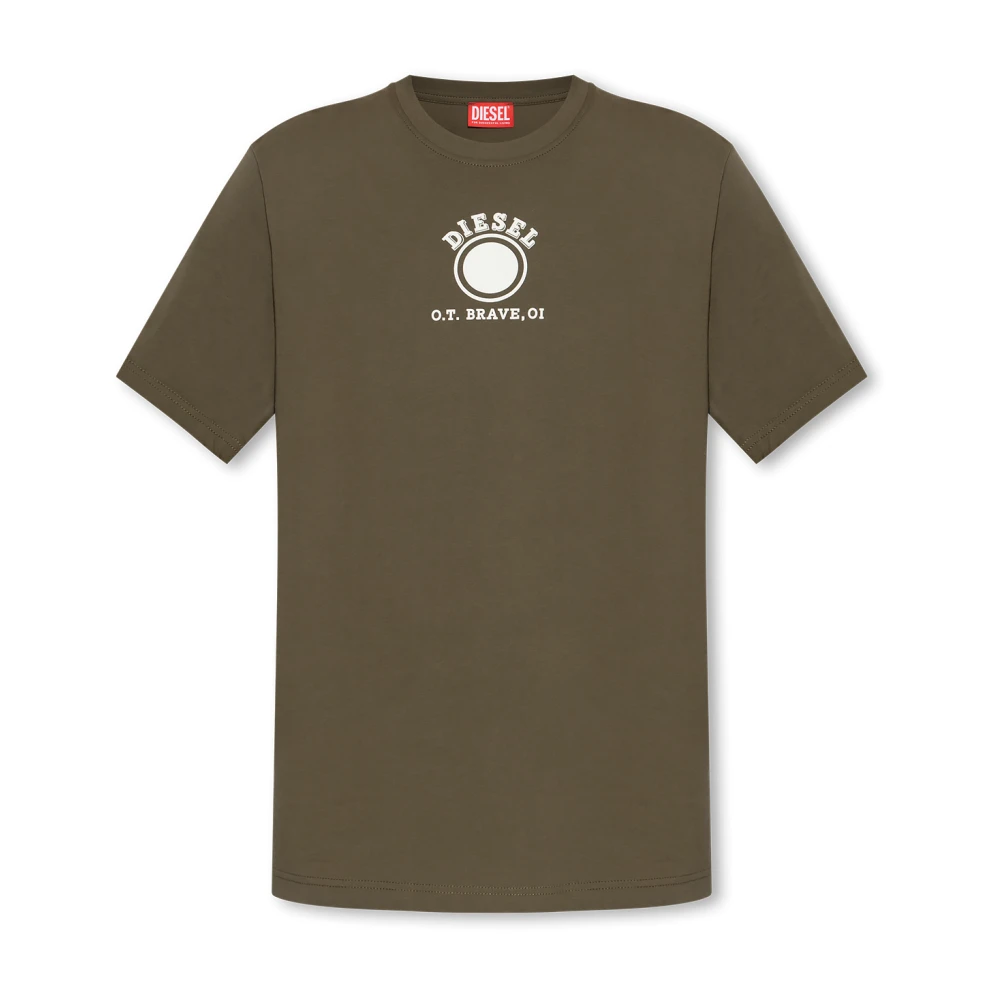 Diesel - Tops > T-Shirts - Green - Diesel - Modalova