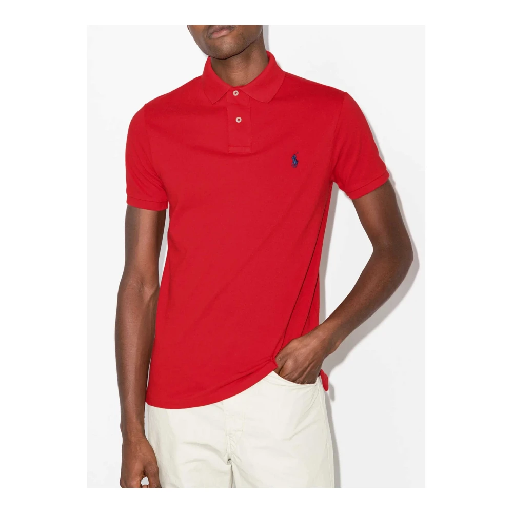Polo Ralph Lauren Polo met Korte Mouwen en Geborduurd Logo Red Heren