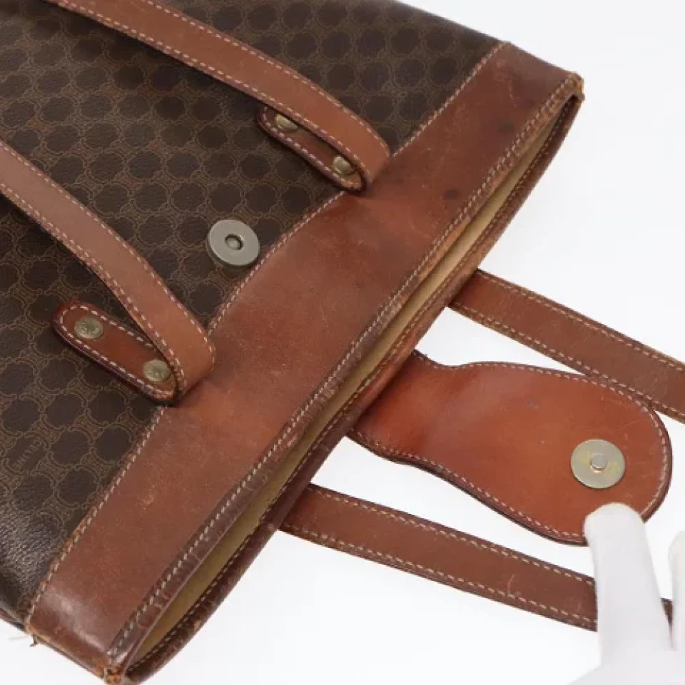 Celine Vintage Pre-owned Leather totes Brown Dames