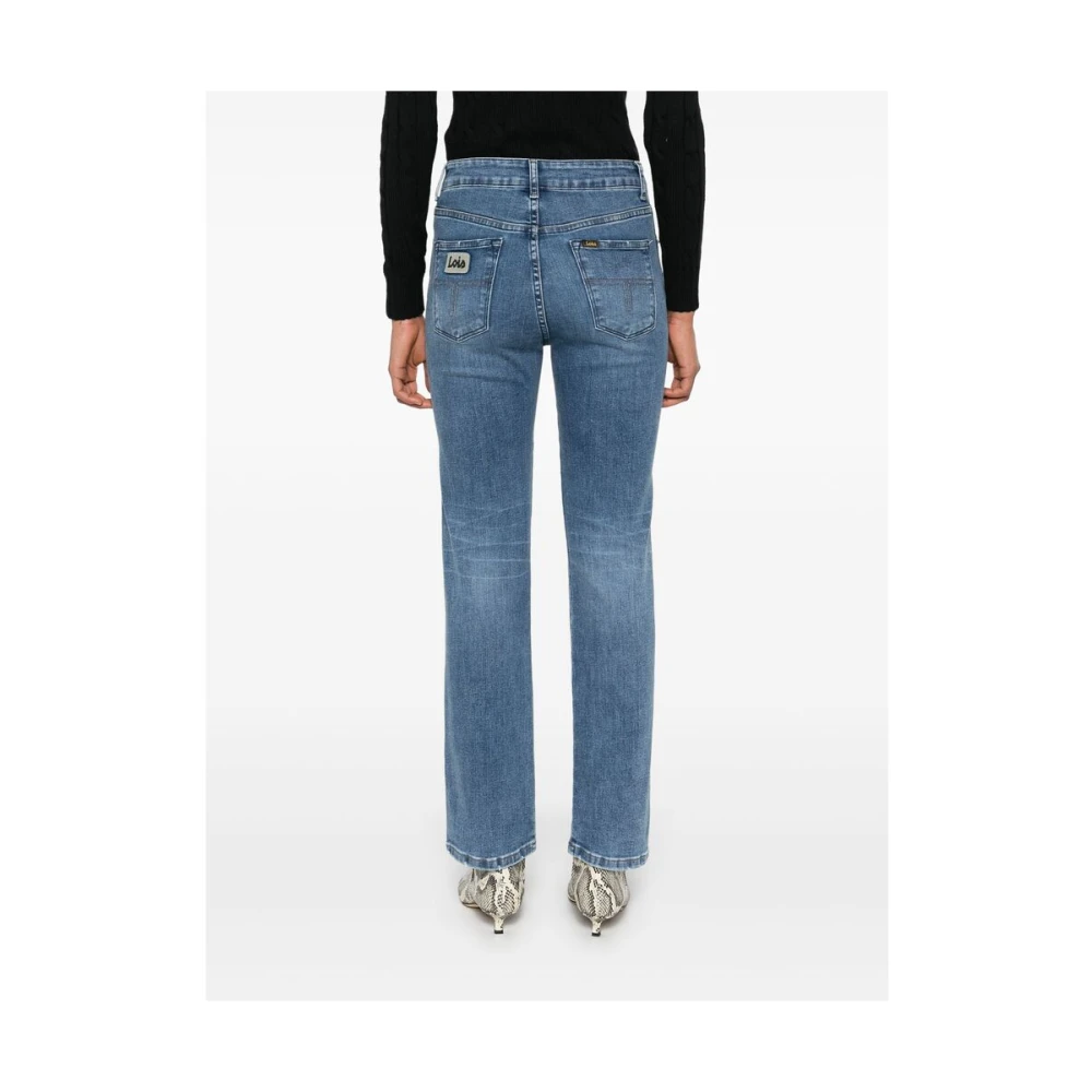 Lois Indigo Blauw Klassieke Vijf Zak Jeans Blue Dames