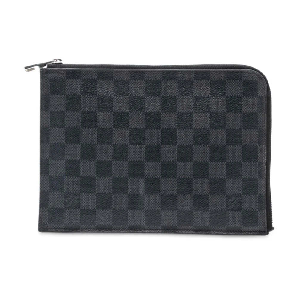 Louis Vuitton Vintage Women's Black Pre-Owned Zip Pouch