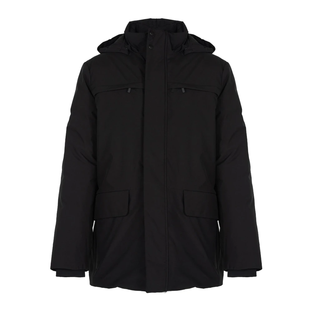 Geox Urban Hooded Jas Black Heren