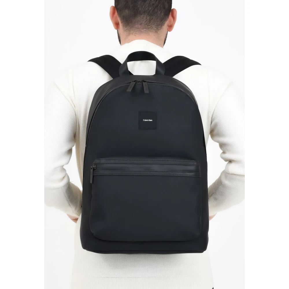 Calvin Klein Heren Zwarte Rugzak Stijlvol Modern Black Heren