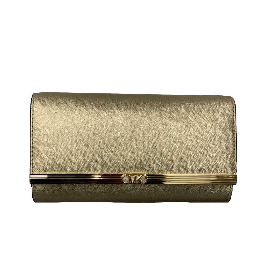 Michael Kors Elegante Clutch Tas voor Vrouwen Yellow Dames