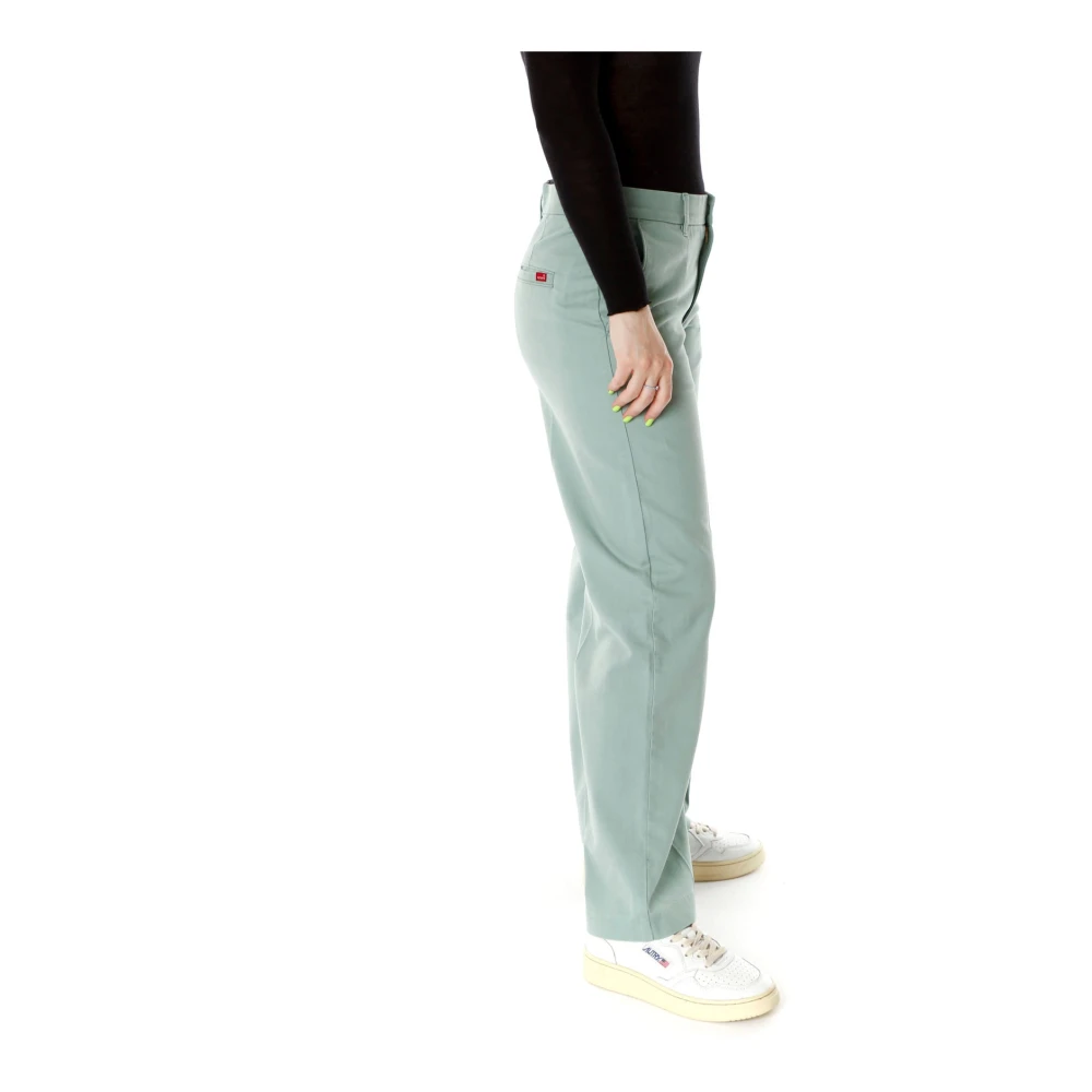 Levi's Loszittende Baggy Broek Green Dames