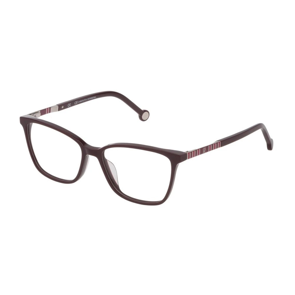 Carolina Herrera Multicolor Acetaat montuur met roze wijzerplaat Multicolor Dames