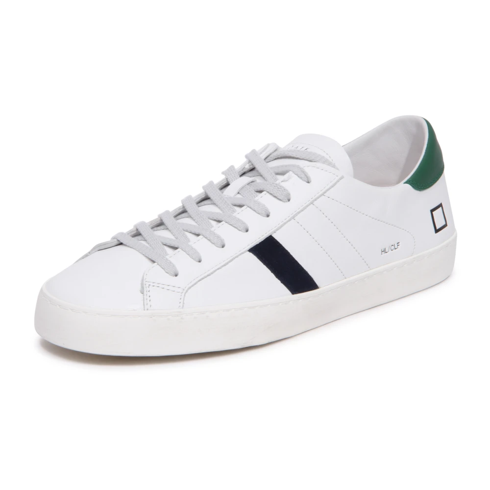 D.a.t.e. Lage -Groene Schoenen Heren Schoenen Wit