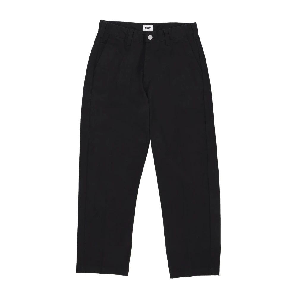 Trousers > Straight Trousers - - Obey - Modalova