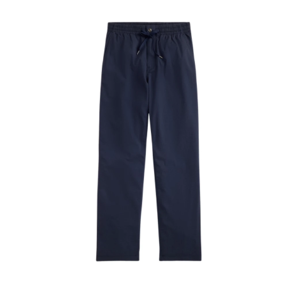 Ralph Lauren Herr Blå Byxor S, Bomull, Straight Byxor