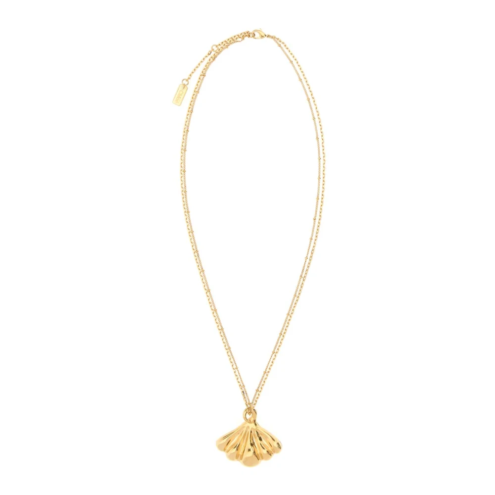 Chloé , Necklaces, Female, Yellow, One Size, Mirror Pendant Necklace