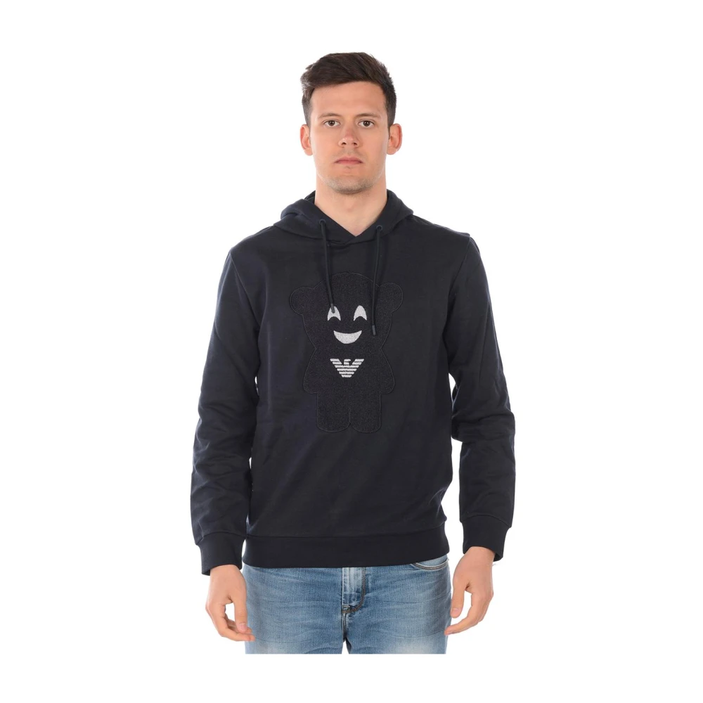 Emporio Armani Uomo Blu Felpe, S, New,