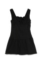 black-square-neck-sleeveless-dress