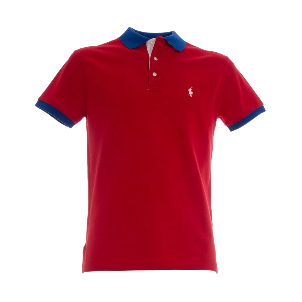 Polo Ralph Lauren Custom-Fit Polo Shirt voor Heren Red Heren