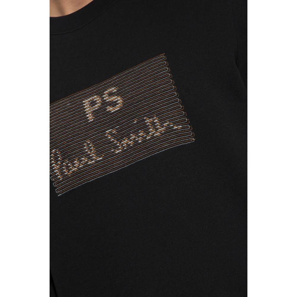 PS By Paul Smith Katoenen sweatshirt Black Heren