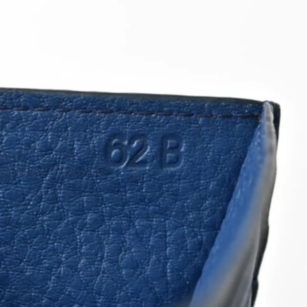 Prada Vintage Pre-owned Fabric wallets Blue Heren