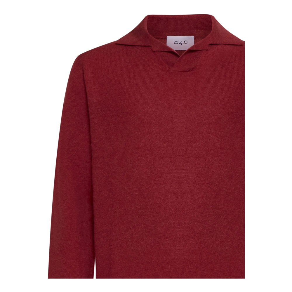 D4.0 Stijlvolle T-shirts en Polos Red Heren