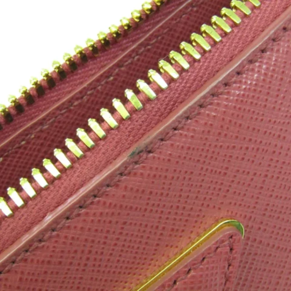 Prada Vintage Pre-owned Leather shoulder-bags Pink Dames