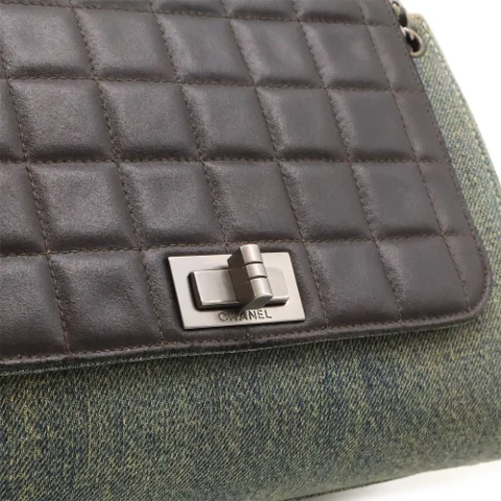 Chanel Vintage Pre-owned Denim chanel-bags Blue Dames