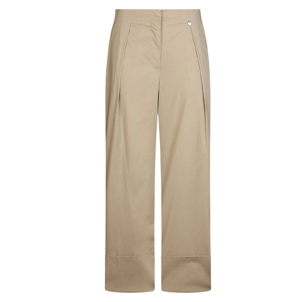 Liu Jo Donna Beige - Wide Pantaloni - Trousers - M