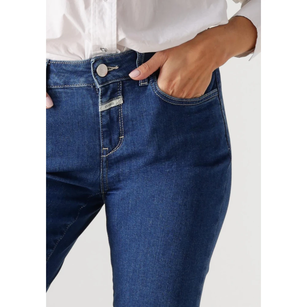 closed Blauwe Skinny Jeans voor Dames Blue Dames