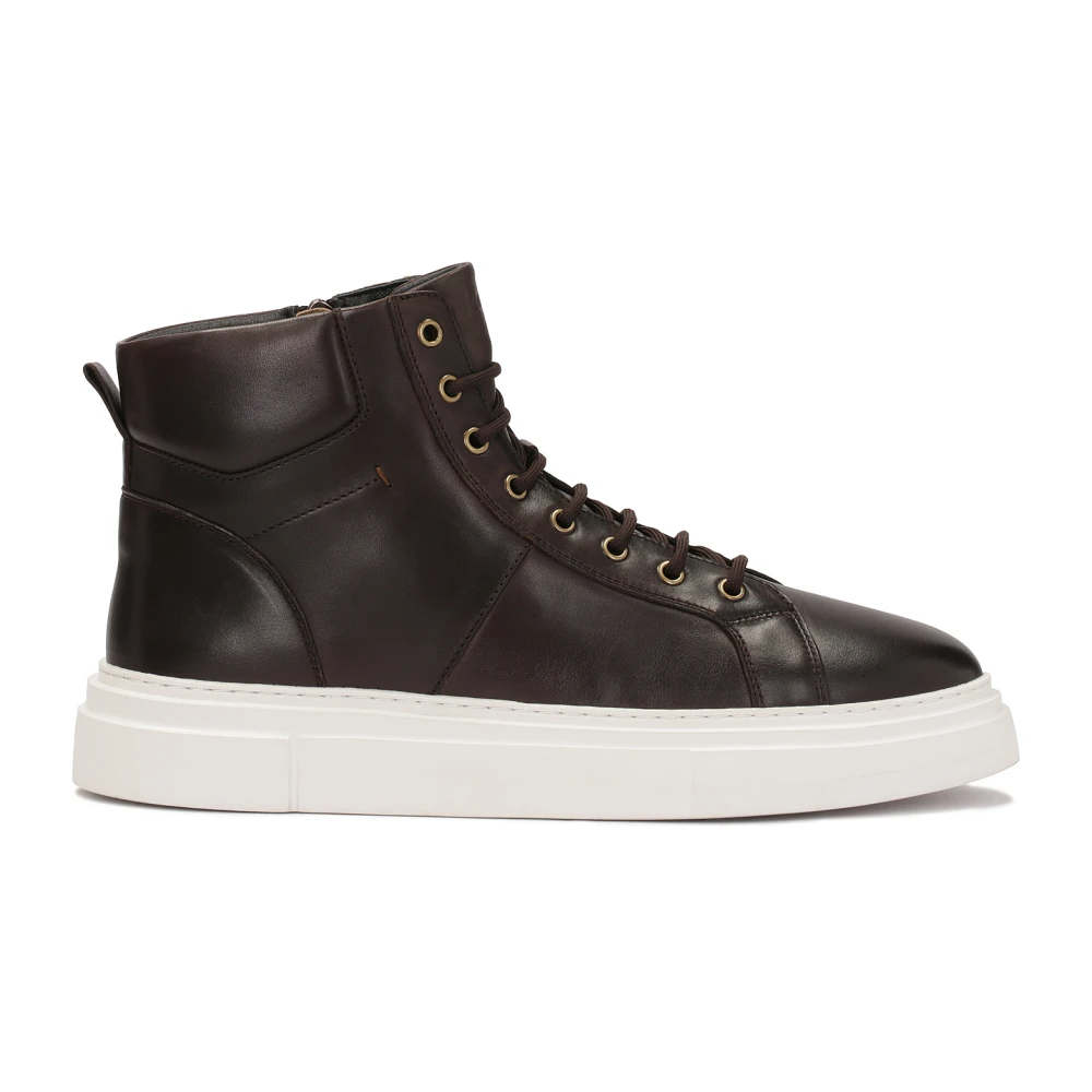 Kazar Bruine veterschoenen met contrasterende zool Heren Schoenen