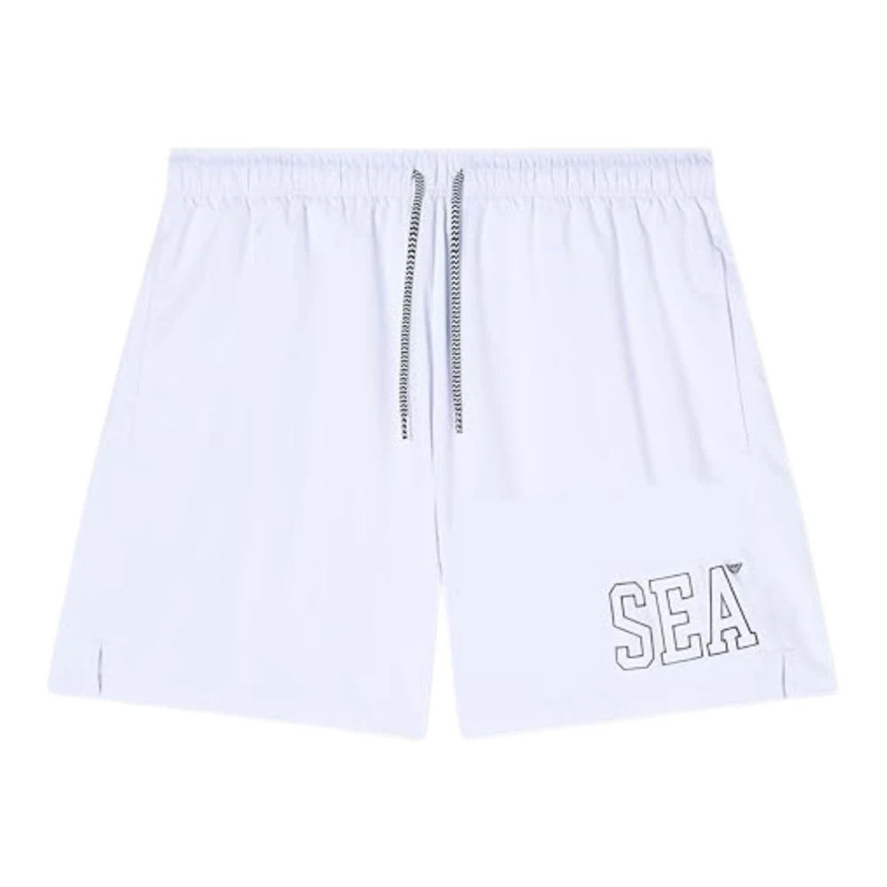 Emporio Armani Herren Weiß Bademode, Mgröße: